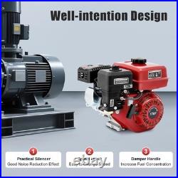 7.5HP 4 Stroke Gas Engine Horizontal Shaft Gas 14.25in x12.32in x12.99in