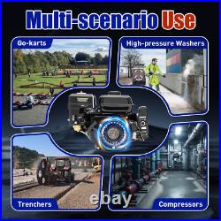 7.5HP Gas Engine Motor 4-Stroke 210cc with Electric Start/Horizontal Shaft Motor