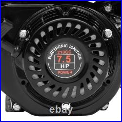7.5HP Gas Engine Motor 4-Stroke 210cc with Electric Start/Horizontal Shaft Motor