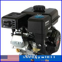 7.5HP Horizontal Shaft Gas Engine Motor For Honda GX160 Air Cooled Pull Start
