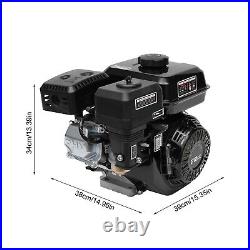 7.5HP Horizontal Shaft Gas Engine Motor For Honda GX160 Air Cooled Pull Start