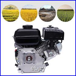 7.5HP Horizontal Shaft Gas Engine Motor For Honda GX160 Air Cooled Pull Start