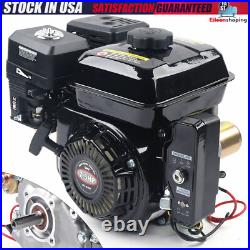 7.5HP OHV 3600RPM Electric Start Gasoline Engine Side Shaft Gas Go Kart Motor US