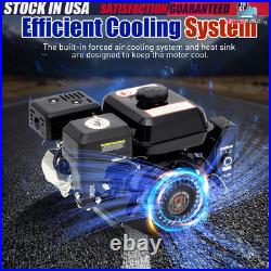 7.5HP OHV 3600RPM Electric Start Gasoline Engine Side Shaft Gas Go Kart Motor US