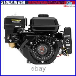 7.5HP OHV 3600RPM Electric Start Gasoline Engine Side Shaft Gas Go Kart Motor US