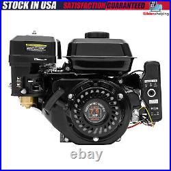 7.5HP OHV 3600RPM Electric Start Gasoline Engine Side Shaft Gas Go Kart Motor US