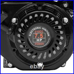 7.5HP OHV 3600RPM Electric Start Gasoline Engine Side Shaft Gas Go Kart Motor US