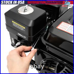 7.5HP OHV 3600RPM Electric Start Gasoline Engine Side Shaft Gas Go Kart Motor US