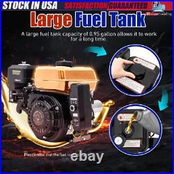 7.5HP OHV 3600RPM Electric Start Gasoline Engine Side Shaft Gas Go Kart Motor US