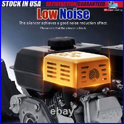 7.5HP OHV 3600RPM Electric Start Gasoline Engine Side Shaft Gas Go Kart Motor US