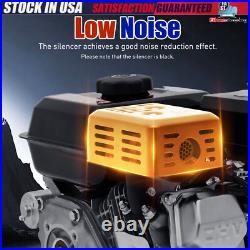 7.5HP OHV 3600RPM Electric Start Gasoline Engine Side Shaft Gas Go Kart Motor US