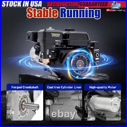 7.5HP OHV 3600RPM Electric Start Gasoline Engine Side Shaft Gas Go Kart Motor US