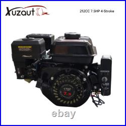 7.5 HP 212CC Electric Start Gas powered Go Kart Engine Motor 4-Stroke 20mm shaft