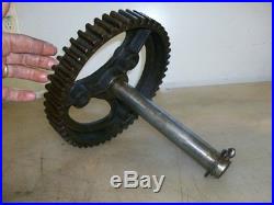 8 CYCLE AERMOTOR PUMP JACK GEAR and SHAFT Old Gas Engine Hit and Miss