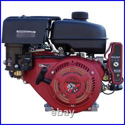 9HP 61 Gear Reduction Gas Engine Electric Start Cement Mortar Mixer Side Shaft