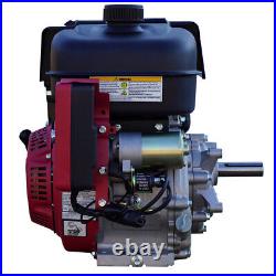 9HP 61 Gear Reduction Gas Engine Electric Start Cement Mortar Mixer Side Shaft