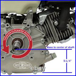 9HP 61 Gear Reduction Gas Engine Electric Start Cement Mortar Mixer Side Shaft