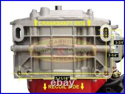9HP 61 Gear Reduction Gas Engine Electric Start Cement Mortar Mixer Side Shaft