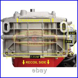 9HP Rhino Small Gas Engine Side Shaft Recoil / Pull Start 1 Shaft