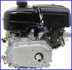 9 HP 270cc Recoil Start 21 Clutch Gear Reduction Horizontal Shaft Gas Engine
