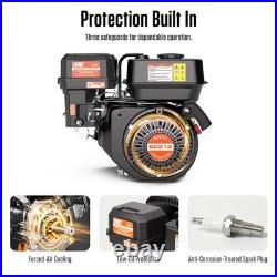 AIVLOT 212cc Gas Engine 7HP 4-Stroke Gas Motor Horizontal Shaft Replacement