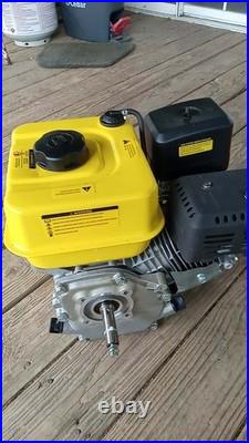 Aceup 17550 212cc 7HP Horizontal Shaft 4-Stroke OHV Gas Engine Yellow