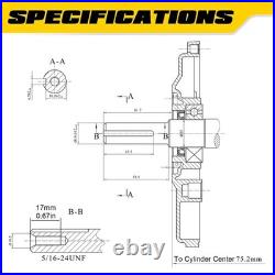 Aceup Energy 7HP 212cc 4-Stroke OHV Gas Engine Horizontal Shaft 3/4 Recoil