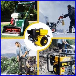 Aceup Energy 7HP 212cc 4-Stroke OHV Gas Engine Horizontal Shaft 3/4 Recoil