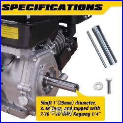 Aceup Energy 9HP Engine 4-Stroke OHV Gas Motor 274cc 25mm Shaft 1 Recoil Start Aceup Energy 9HP Engine 4-Stroke OHV Gas Motor 274cc 25mm Shaft 1 Recoil Start
