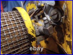 Antique Vintage MECO Wisconsin Cast Iron Horizontal Shaft Engine. Fires On Spray