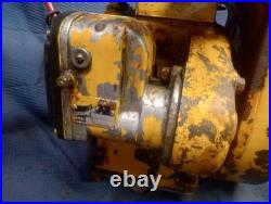 Antique Vintage MECO Wisconsin Cast Iron Horizontal Shaft Engine. Fires On Spray
