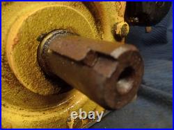 Antique Vintage MECO Wisconsin Cast Iron Horizontal Shaft Engine. Fires On Spray