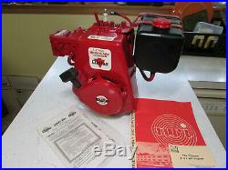 Brand New Old Stock CLINTON 3.5 HP Gas Engine with Horizontal Crank Shaft NICE