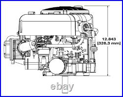 Briggs & Stratton 21R807-0051-G1 Engine 1 x 3-5/32 shaft