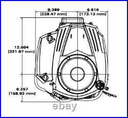 Briggs & Stratton Intek 17.5 Hp 500cc Vertical Shaft Engine 31R977-0029-G1 Briggs & Stratton Intek 17.5 Hp 500cc Vertical Shaft Engine 31R977-0029-G1