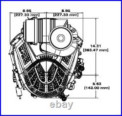 Briggs & Stratton Vanguard 26 HP 810cc Vertical Shaft Engine 49R977-0029-Z Briggs & Stratton Vanguard 26 HP 810cc Vertical Shaft Engine 49R977-0029-Z