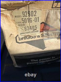 Briggs Vintage Nos 3.5hp Vertical Shaft Engine