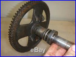 CAM GEAR AND SHAFT for a 2hp FAIRBANKS MORSE T or H Hit and Miss Gas Engine FM