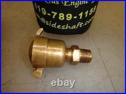 CAM SHAFT OIL CUP for a IHC FAMOUS or TITAN GAS ENGINE Old Brass Oiler NICE