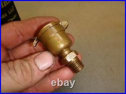 CAM SHAFT OIL CUP for a IHC FAMOUS or TITAN GAS ENGINE Old Brass Oiler NICE