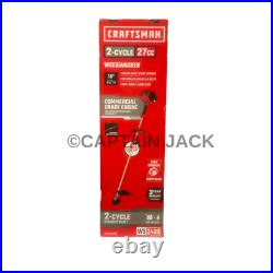 Craftsman WS2400 27-cc 2-Cycle 18-in Straight Shaft Gas String Trimmer NEW