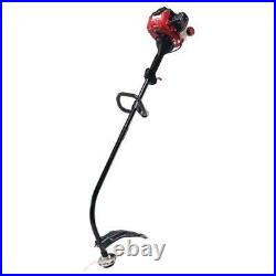 Curved Shaft Trimmer Gas Weed Eater Professional 25CC Fixed Line Wacker TroyBilt