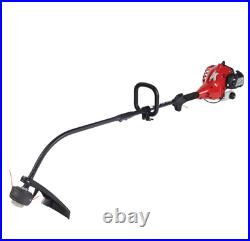 Curved Shaft Weed Eater Grass Trimmer 2-Cycle 26 CC Clutched Engine Gas Powered