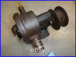 DOMESTIC SIDE SHAFT BELT DRIVEN WATER PUMP for Old Hit and Miss Gas Engine