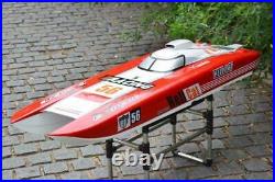 DT Red G30E RC Racing Boat ARTR Gas 30CC Engine Shaft System Fiber Glass