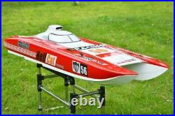 DT Red G30E RC Racing Boat ARTR Gas 30CC Engine Shaft System Fiber Glass