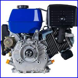 DUROMAX Engine 420cc 1 Horizontal Key Shaft Recoil/Electric-Start Gas-Powered