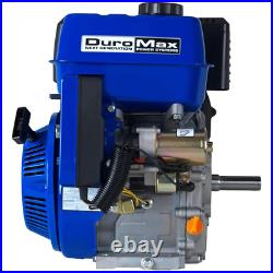DUROMAX Recoil/Electric Start Engine 420cc 1 in. Shaft 4-Cycle Gas-Powered