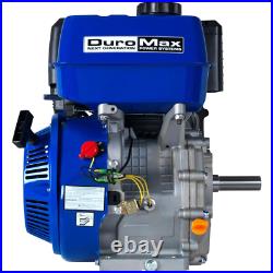 DUROMAX Recoil Start Engine 1 in. Shaft 420cc Portable Gas-Powered 4-Cycle