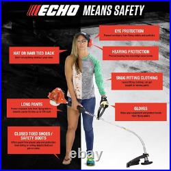 ECHO Curved Shaft Gas Trimmer 2 Cycle 21.2 cc Reload Head Weed Eater Grass Edger